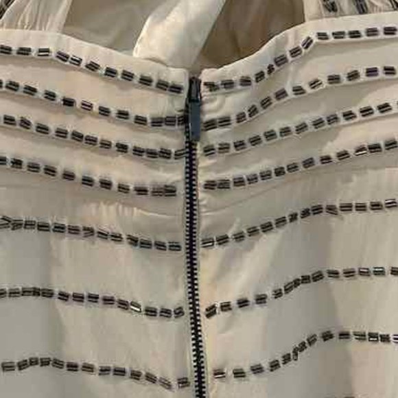 bebe Sleeveless Beaded Wrap Top - Picture 4 of 12